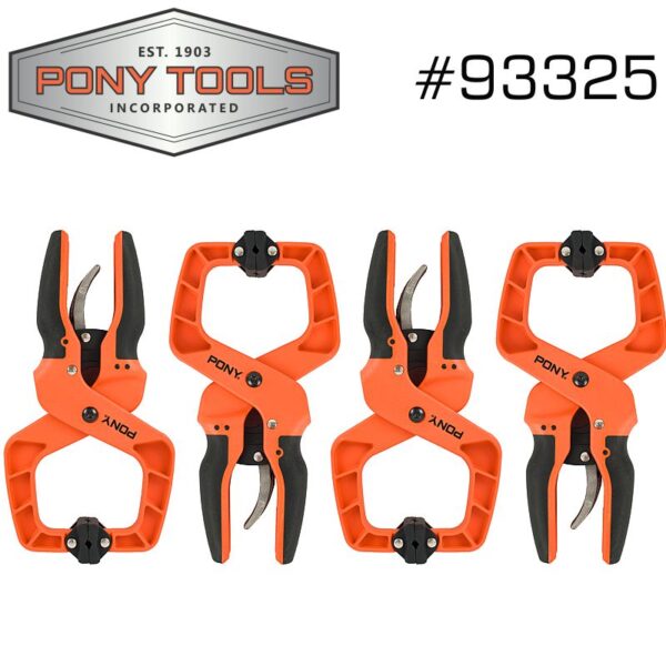 PONY 4PC RATCHET HAND CLAMP SET 2'