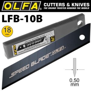 OLFA SPEED BLADE 18MM IN PLASTIC CASE