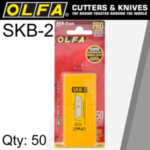 OLFA BLADES SKB-2 50 PACK FOR SK-4 SK-9 UTC1 CUTTERS