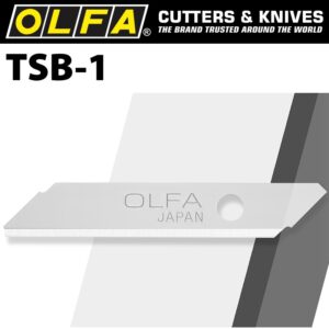 OLFA SPARE BLADES FOR TS1 6MM (5PK)