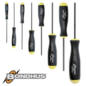 BALL END SCR-DRIVER 8PC SET 0.5-5/32' POUCHED