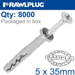 POL HAMMER-IN FIXING 5X35MM+ CYL HEAD X8000 PER BOX