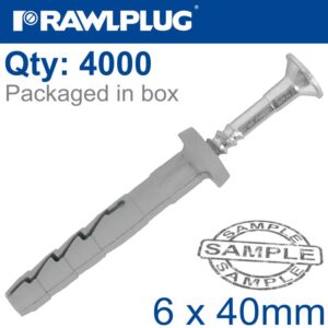 POL HAMMER-IN FIXING 6X40MM+ CSK HEAD X4000 PER BOX