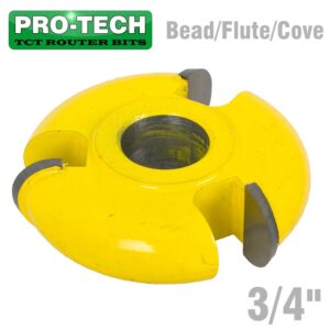 3 WING CUTTER 3/4' BEAD/FLUTE/COVE