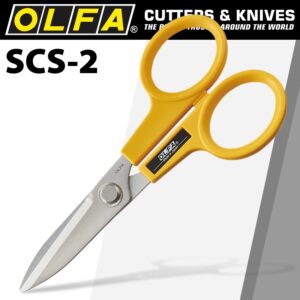 OLFA SCISSORS W/SERRATED SS BLADES